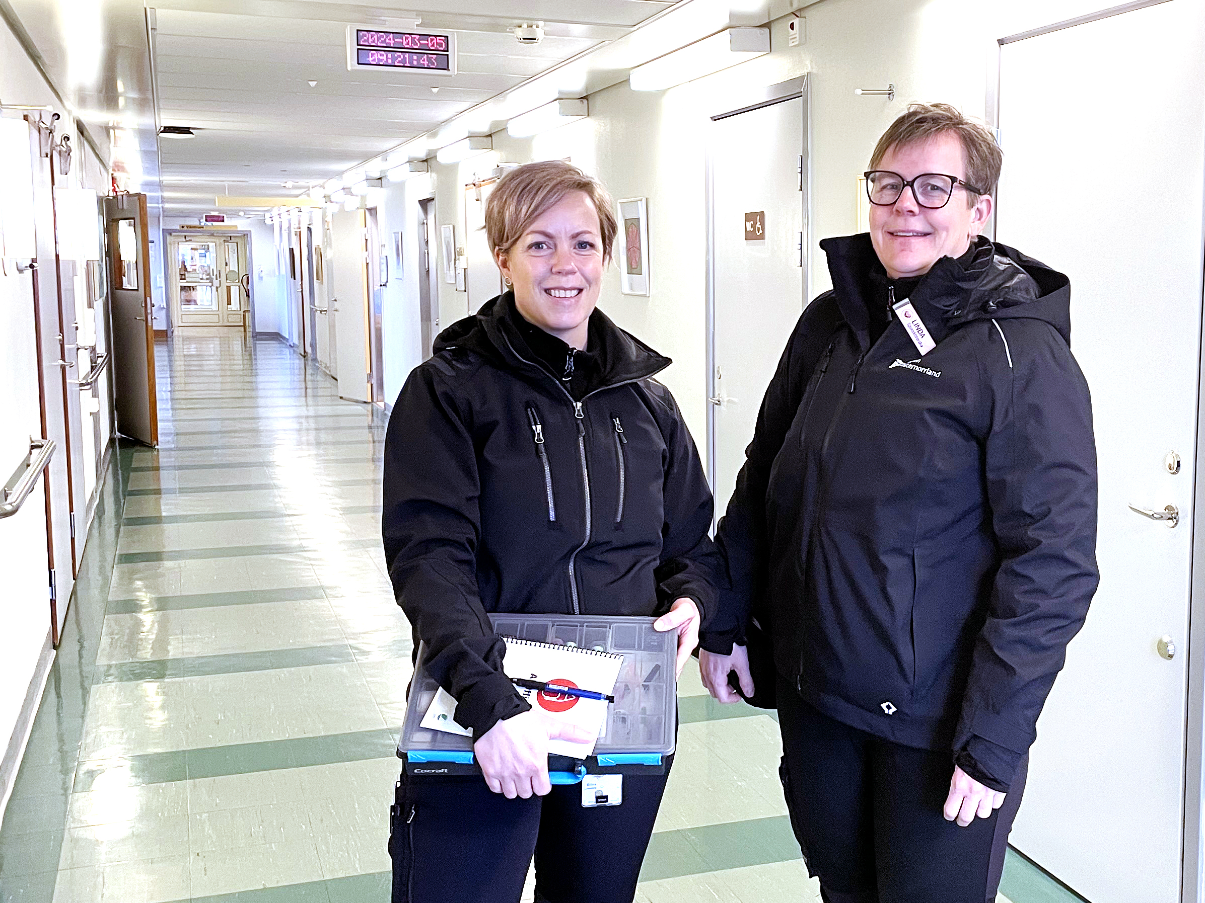 Stina Holmberg och Linda Eriksson arbetar som sjuksköterskor vid Älsa-teamet i Sollefteå.